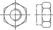 Гайки DIN 6925 (EN ISO 7042, 10513) шестигранные цельнометаллические