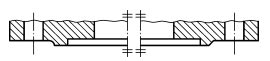 Уплотнительная поверхность фланцев DIN EN 1092-1 Form F